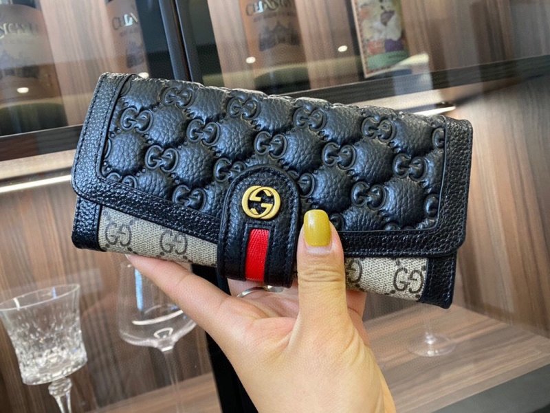 00422_ Q101PYS00_ 3271 Gucci counter popular women's wallet 2-fold inside and outside all cow leather 11 original single quality simple and versatile