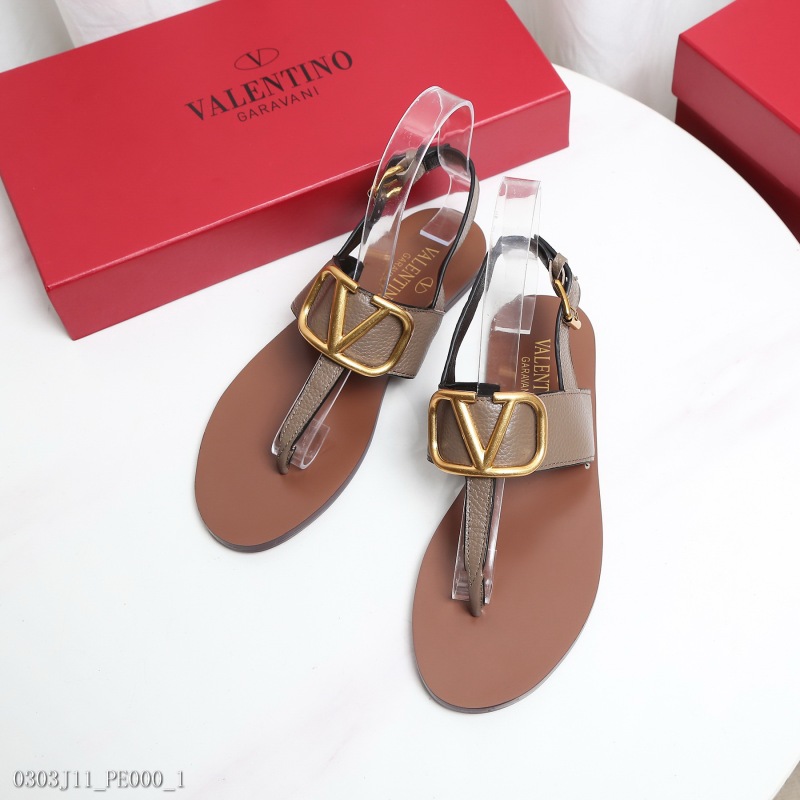 Litchi leather inside sheepskin flat -bottomed sandals sandals