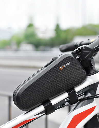 OLOGAIN Bike Bicycle Triangle Bag, Bike Frame Bag Top Tube Bag, Suitable for Road Mountain Bike Sports, Travel Bike