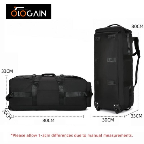 OLOGAIN Universal Travel Bag with Wheel Large Capacity Foldable Luggage Traveling Handbag Waterproof Luggage Storage Bags