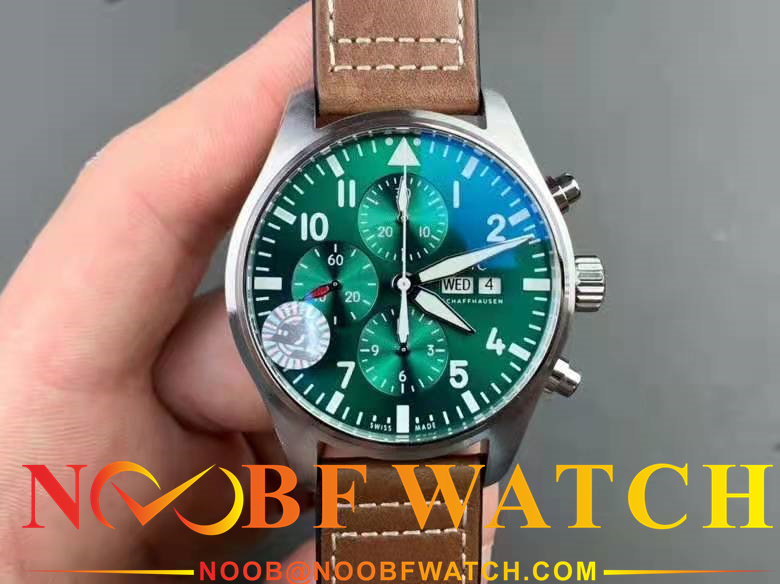 Pilot Chrono IW377726 Edition Racing ZF SS Green Dial Swiss 7750