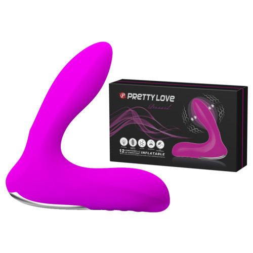 12-Function Purple Inflatable Vibrations
