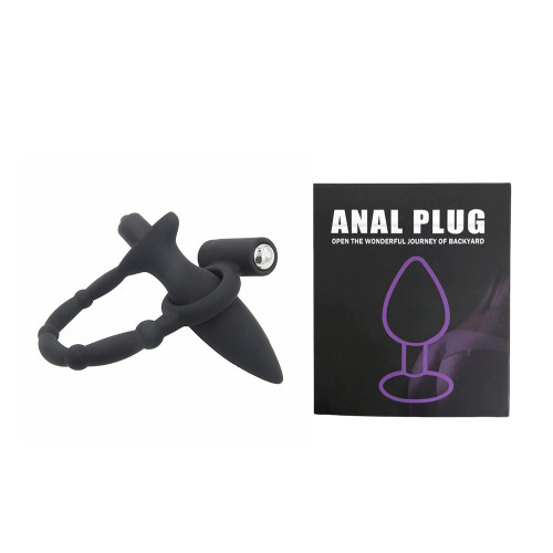 Anal Butt Plug Massager Penis Ring