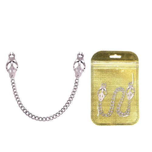 Metal Long Nipple Clips with Necklace Clamps