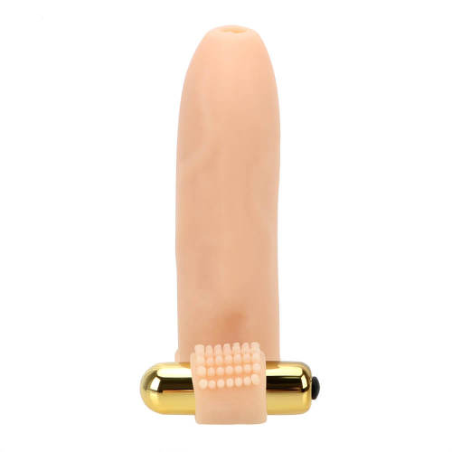 Vibrating Penis Extension Enlarger Cock Ring