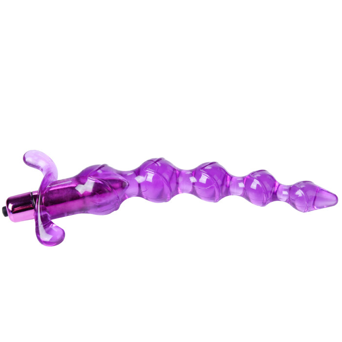 Vibrating Anal Butt Plug Beads Dildo Vibrator