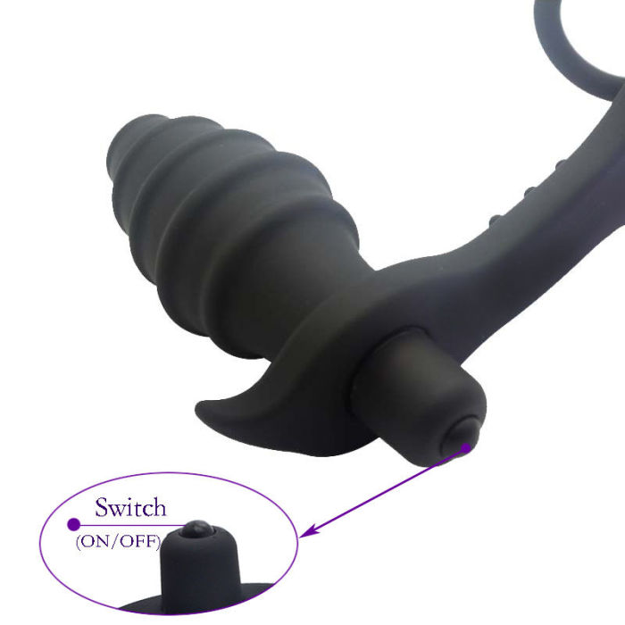 G-spot Prostate Massage Ring Butt Plug