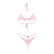 Pink heart-shaped bra