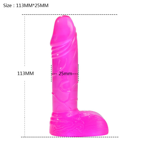 Silicone Anal Plugs Realistic Suction Cup Dildo