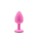 Small Size Jewelled Silicone Anal Plug