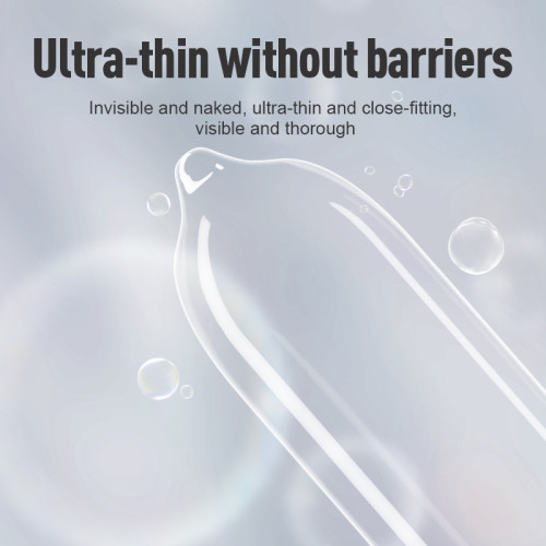 GJG Ultra-Thin Zero Distance Condoms 003 Series Silver 10PCS
