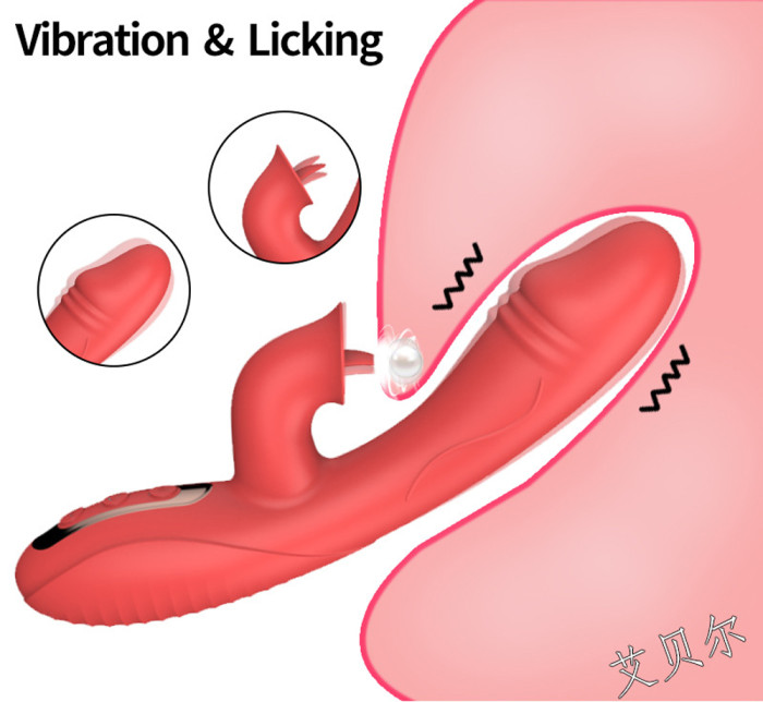 Tongue Licking Double G - Spot Vibrator
