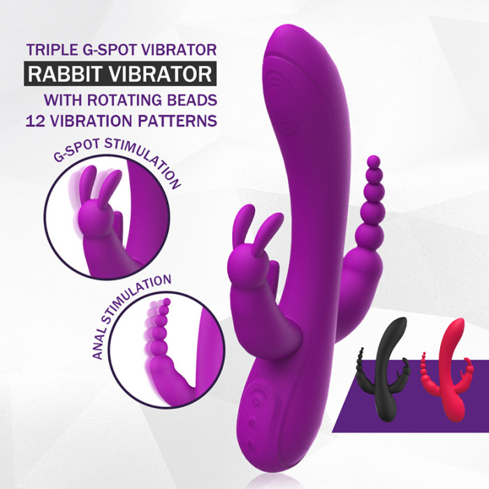 12 Speed Double Ended Rabbit G-spot Vibrator