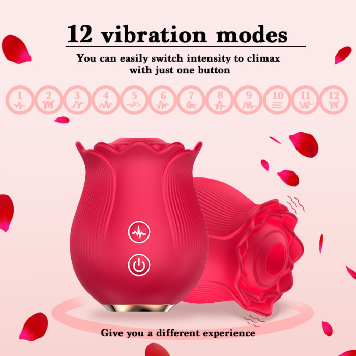12 Frequency Flower Suck Vibrator