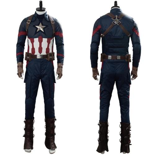 Avengers 4 Avengers: Endgame Captain America Cosplay Kostüm NEU Set