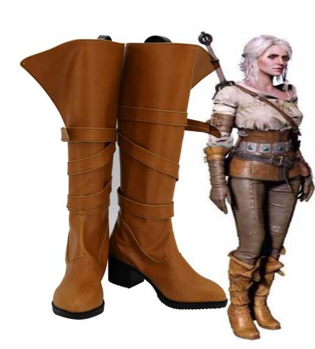 The Witcher 3 Wild Hunt Ciri Cirilla Fiona Elen Stiefel Cosplay Schuhe