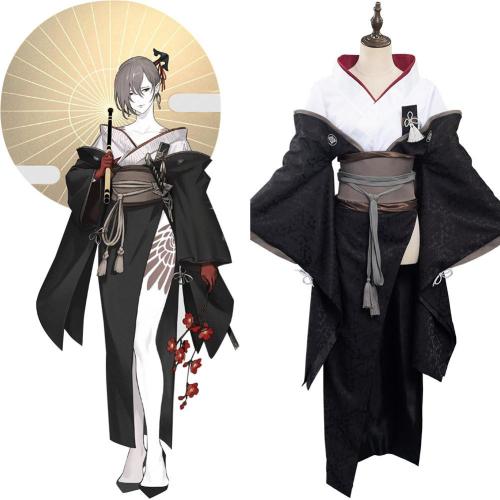 NieR Reincarnation Assassin Akeha Kimono Cosplay Halloween Karneval Kostüm