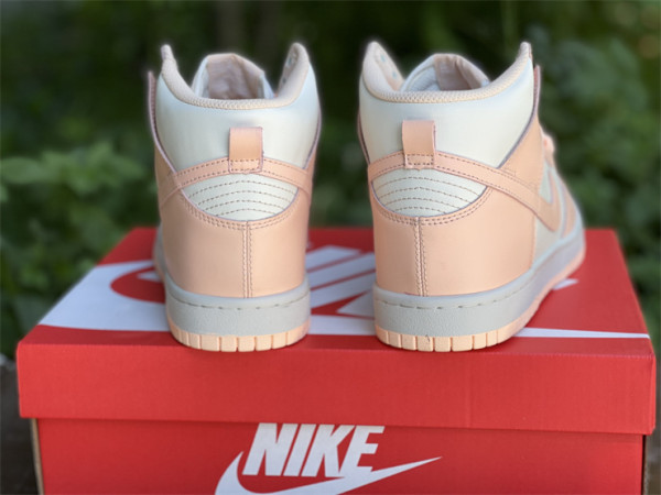 crimson tint dunk high on feet