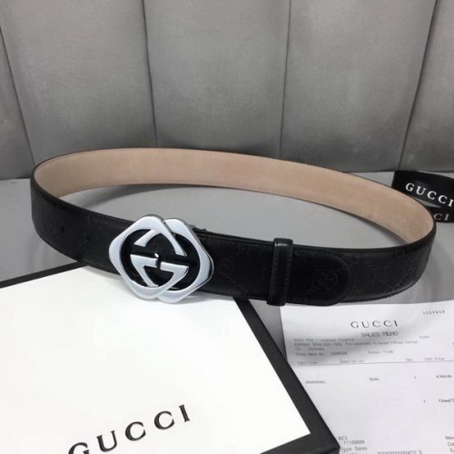 Super Perfect Quality G Belts(100% Genuine Leather,steel Buckle)-2051