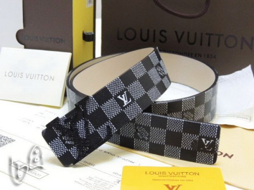 Super Perfect Quality LV Belts(100% Genuine Leather Steel Buckle)-4215