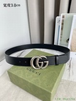 Super Perfect Quality G Belts(100% Genuine Leather,steel Buckle)-3635