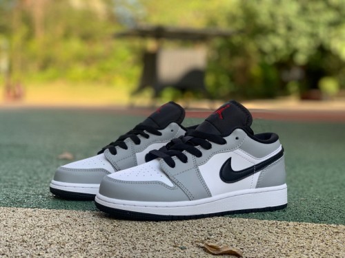 Authentic Air Jordan 1 Low Light Smoke Grey”