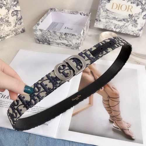 Super Perfect Quality Dior Belts(100% Genuine Leather,steel Buckle)-510