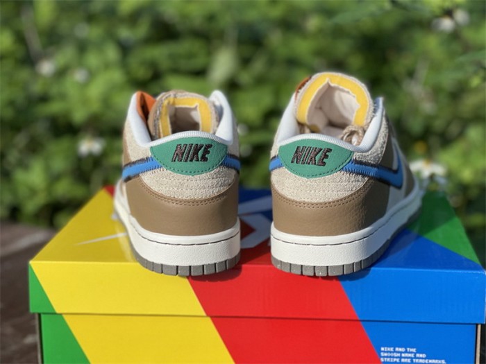 Authentic Size? x Nike Dunk Low Brown