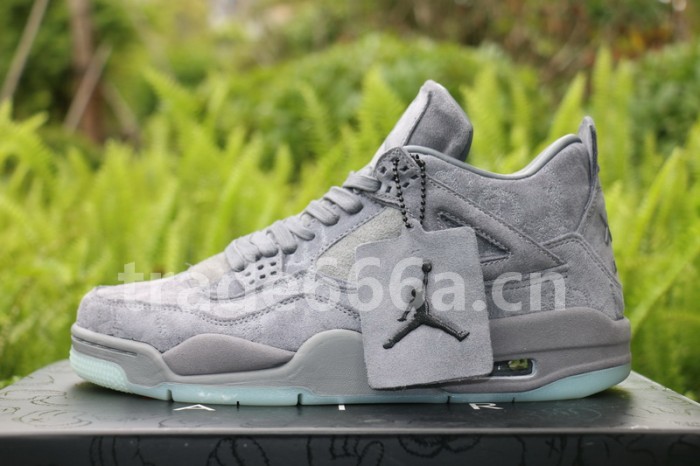 Authentic Kaws x Air Jordan 4 “Cool Grey”