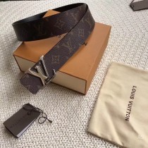 Super Perfect Quality LV Belts(100% Genuine Leather Steel Buckle)-2197