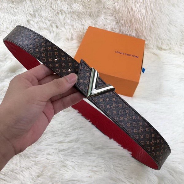 Super Perfect Quality LV women Belts(100% Genuine Leather,Steel Buckle)-199