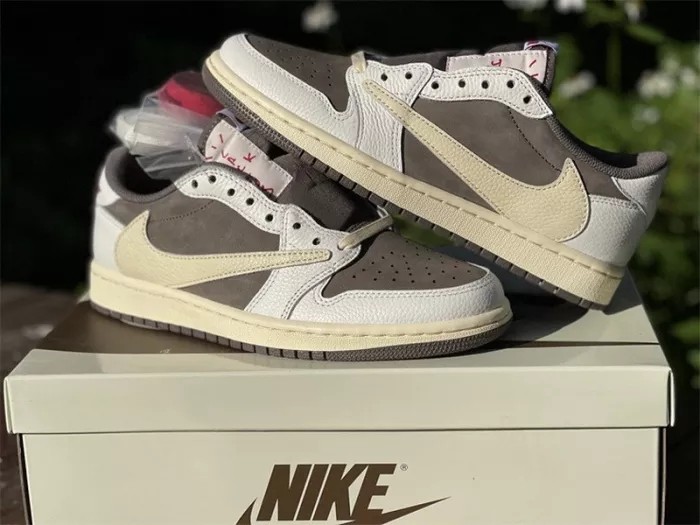 Authentic Travis Scott x Air Jordan 1 Low OG “Reverse Mocha”