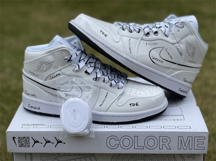 Authentic Air Jordan 1 Mid “Schematic”