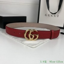 Super Perfect Quality G Belts(100% Genuine Leather,steel Buckle)-3695