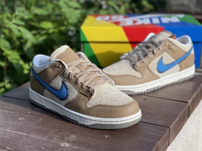 Authentic Size? x Nike Dunk Low Brown