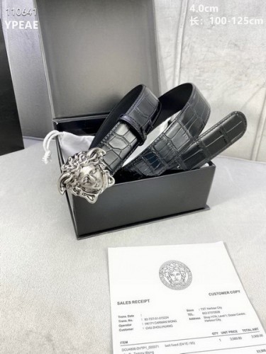 Super Perfect Quality Versace Belts(100% Genuine Leather,Steel Buckle)-1649