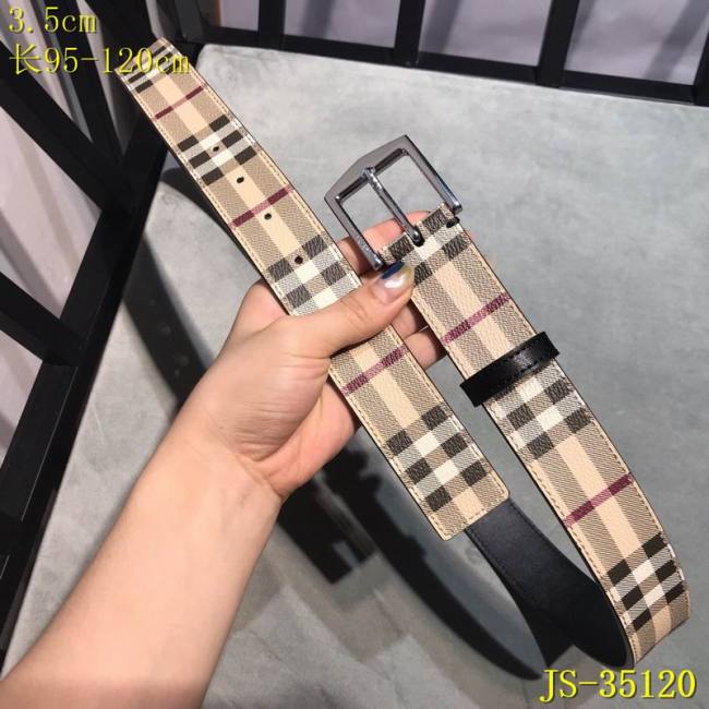 Super Perfect Quality Burberry Belts(100% Genuine Leather,steel buckle)-079