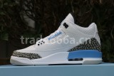 Authentic Air Jordan 3 “UNC” 2020