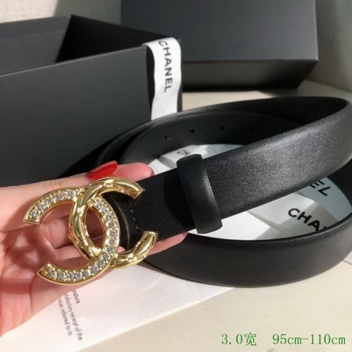 Super Perfect Quality CHNL Belts(100% Genuine Leather,steel Buckle)-238