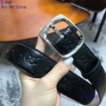 Super Perfect Quality G Belts(100% Genuine Leather,steel Buckle)-3783