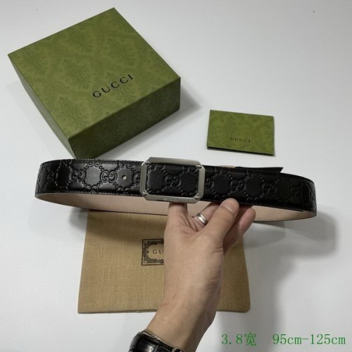 Super Perfect Quality G Belts(100% Genuine Leather,steel Buckle)-2797