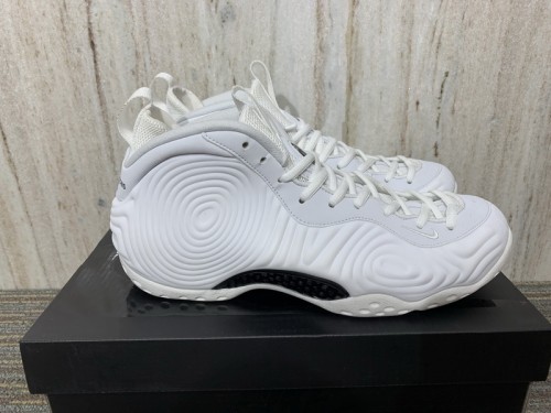 Authentic CDG x Nike Air Foamposite One White