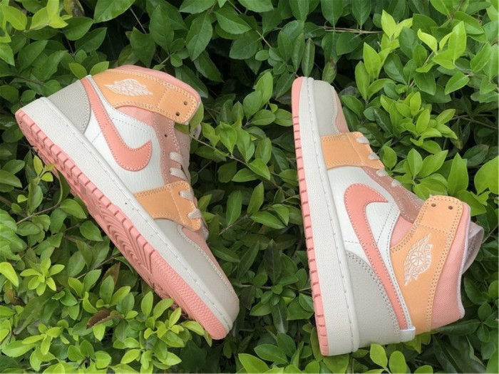 Authentic Air Jordan 1 Mid “Atomic Orange”