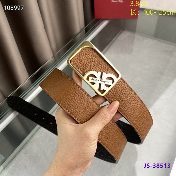Super Perfect Quality Ferragamo Belts(100% Genuine Leather,steel Buckle)-1654