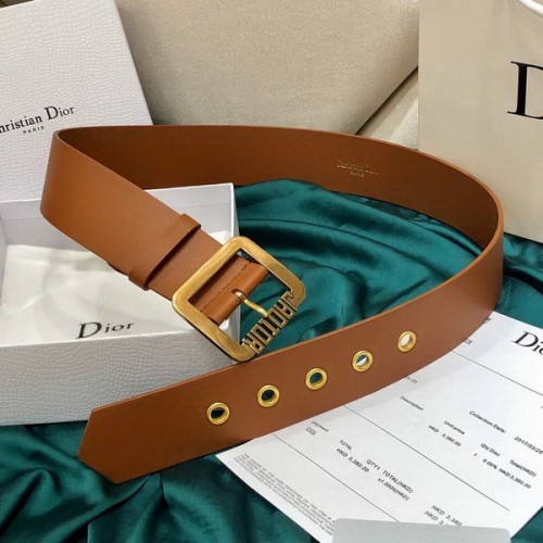 Super Perfect Quality Dior Belts(100% Genuine Leather,steel Buckle)-825