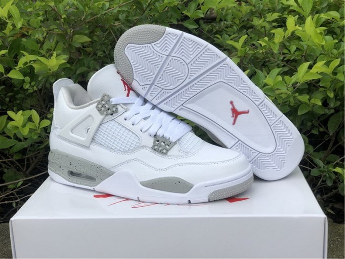 Authentic Air Jordan 4 “White Oreo”
