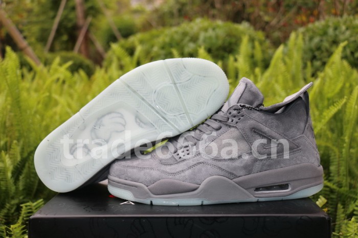 Authentic Kaws x Air Jordan 4 “Cool Grey”