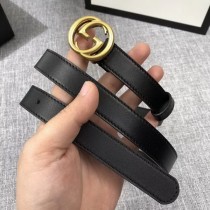 Super Perfect Quality G Belts(100% Genuine Leather,steel Buckle)-3190