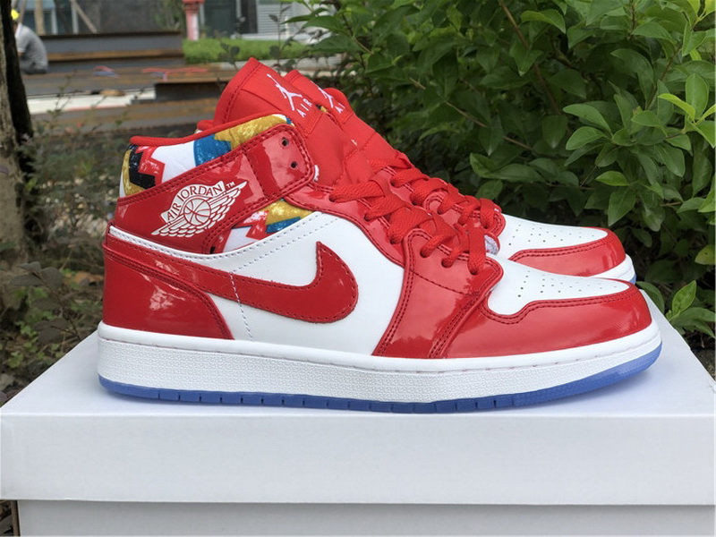 Red Authentic Jordan US$ 140.00 - Authentic Air Jordan 1 Mid Red White - www.fsoles.cn