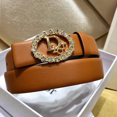 Super Perfect Quality Dior Belts(100% Genuine Leather,steel Buckle)-071